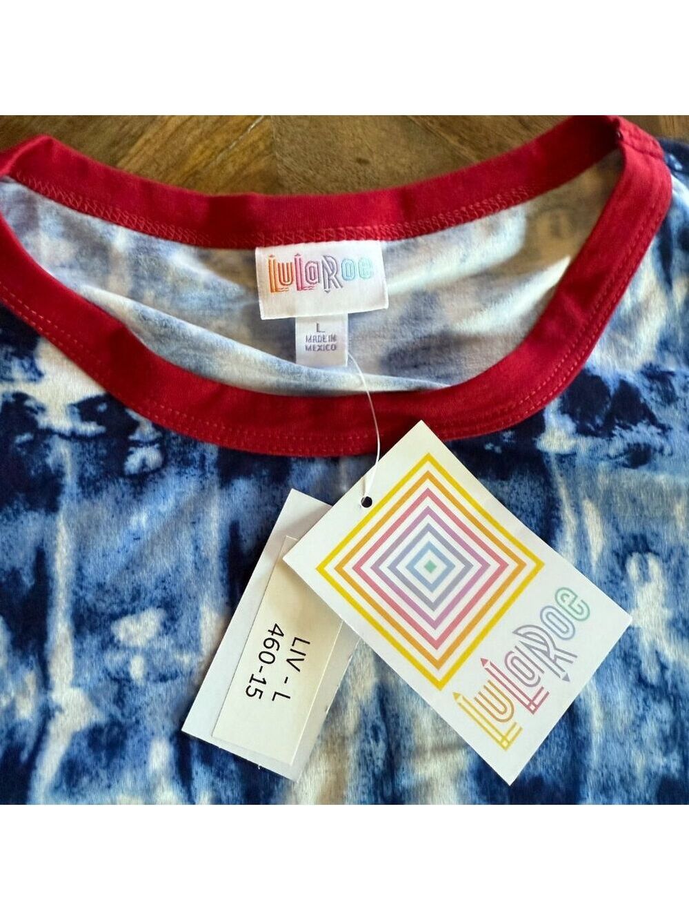 LLR Blue/ White tie dye LIV - Picture 2 of 4